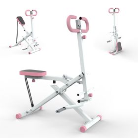 Squat Machine for Home, Assist Trainer for Glutes Workout Foldable with Resistance Bands, for Botty Glutes Butt Thighs (Color: as Pic)